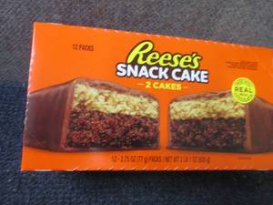 lot 234 image: 12- 2.75 oz Reeses Snack Cakes...