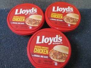 lot 238 image: DD 3- 16 oz FROZEN Lloyds Barbecue...