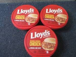 lot 242 image: DD 3- 16 oz FROZEN Lloyds Barbecue...