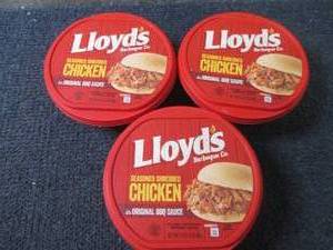 lot 244 image: DD 3- 16 oz FROZEN Lloyds Barbecue...