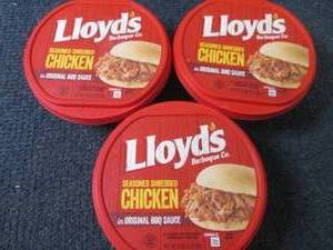 lot 245 image: DD 3- 16 oz FROZEN Lloyds Barbecue...