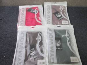 lot 301 image: 4 Assorted Small Gym Wolf High Wais...