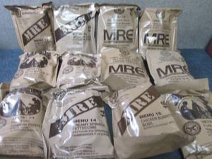 lot 375 image: Sealed Case of 12 MREs Meal Ready ...