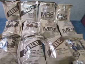 lot 377 image: Sealed Case of 12 MREs Meal Ready ...