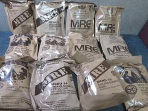 lot 379 image: Sealed Case of 12 MREs Meal Ready ...