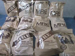 lot 381 image: Sealed Case of 12 MREs Meal Ready ...