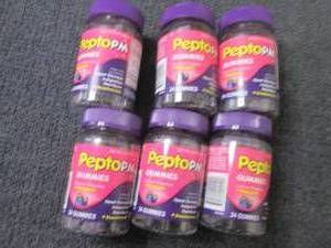 lot 401 image: 6- 24 ct Pepto PM Gummies...