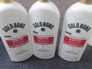 lot 442 image: 3- 18 oz Gold Bond Diabetics Body L...