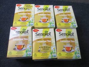lot 448 image: 6- 20 ct Senokot Laxative Tea...
