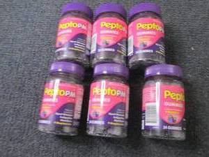 lot 455 image: 6- 24 ct Pepto PM Gummies...