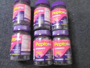 lot 461 image: 6- 24 ct Pepto PM Gummies...