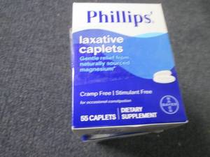 lot 478 image: 4- 55ct Phillips Laxative Caplets...