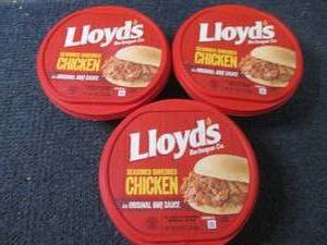 lot 247 image: DD 3- 16 oz FROZEN Lloyds Barbecue...