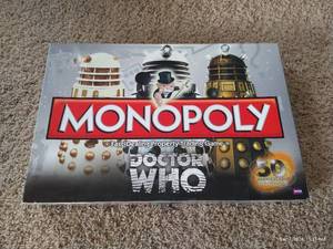 lot 1 image: Doctor Who Monopoly Game - Includes Collectible Tokens