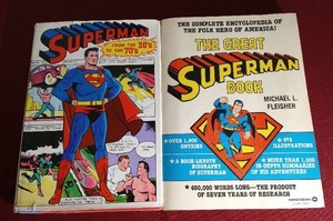 lot 32 image: (2) Large Vintage Superman Books
