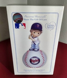 lot 37 image: Precious Moments Minnesota Twins Girl Musical Figurine