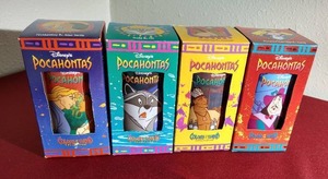 lot 65 image: Complete 1995 Burger King Pocahontas Cup Set (4) - All NIB