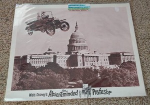 lot 69 image: Vintage Disney Absent Minded Professor 11x14 Poster