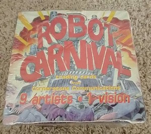 lot 76 image: Unopened Box of Packs of Robot Carnival Trading Cards