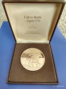 lot 79 image: Large Bronze Paul Revere Medallion