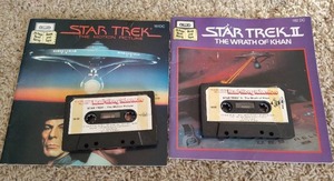 lot 81 image: (2) Vintage Star Trek BooksCassettes