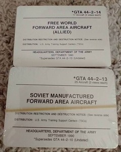 lot 86 image: (2) 1990s Army Issued Military Craft ID Card Sets - Both New