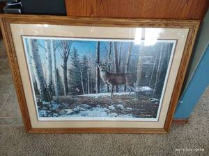lot 93 image: Signed & Numbered Jim Hansel Print - Framed