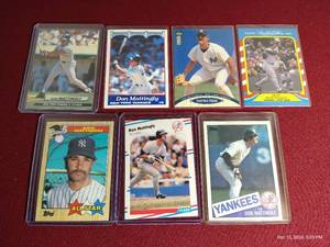 lot 103 image: (7) Don Mattingly Cards