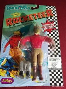 lot 117 image: Vintage Rocketeer Bend-Ems Toy