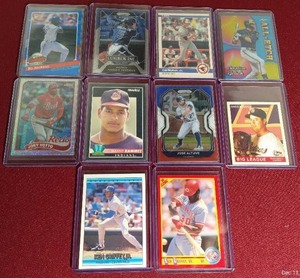 lot 133 image: (10) Baseball Cards - All Stars & HOFers