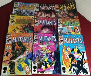 lot 136 image: (9) Marvel New Mutants Comics