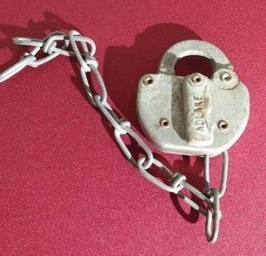 lot 144 image: Antique Padlock