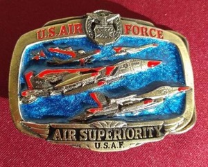 lot 153 image: Very Cool 1983 US Air Force Belt Buckle