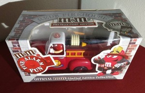lot 174 image: M&Ms Collectible Fire Truck Candy Dispenser