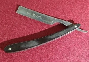 lot 184 image: Antique Rodgers & Sons Straight Edge Razor With Original Box