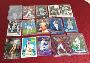 lot 188 image: (15) Baseball Rookie Cards - Refractors, Stars, Etc