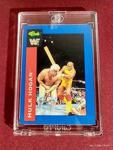 lot 210 image: 1991 Classic Hulk Hogan Card