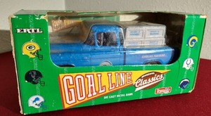 lot 213 image: Ertl Die-Cast Metal Carolina Panthers Bank