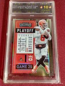 lot 222 image: Numbered Baker Mayfield Card 199