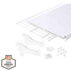 lot 2 image: Lot of  Everbilt 5.25 H 5-Pair White Vinyl Shoe Rack Customer Returns See Pictures