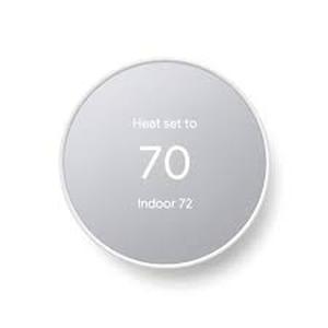 lot 40 image: Google Nest Thermostat - Smart Programmable Wi-Fi Thermostat - Snow Customer Returns See Pictures