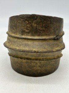 lot 44 image: Antique 1800s African Niger Baoule Dogon Bronze Cuff Currency #1