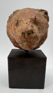 lot 130 image: Vintage Mounted Primitive African Lion