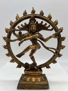 lot 164 image: Lord Shiva as NATARAJA - Brass Statue