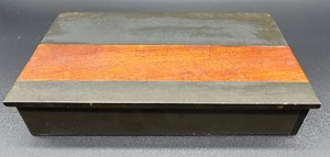 lot 180 image: Vintage Slate and Wood Jewelry Box