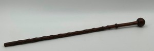 lot 297 image: Antique African Tribal Knobkerry Knobkerrie Club Swagger Stick Carved Hardwood