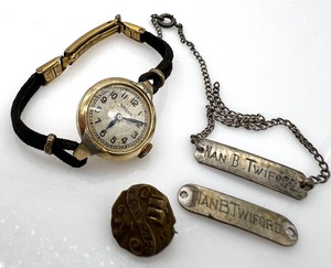 lot 293 image: Vintage Variety of Jewelry including 10Kt Gold Filled GRUEN Watch