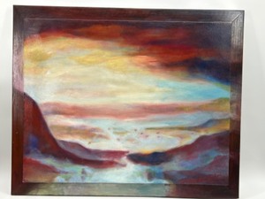 lot 248 image: VERONA ReBOW Original Mounted OIL PAINTING Named  Morning Light  2008