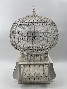 lot 301A image: Vintage Wire BIRDCAGE from Tunisian Sidi Bou Said - Tunisa