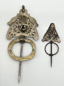 lot 315 image: Vintage Silver Amazing Fibula from Tunisia - QTY 2
